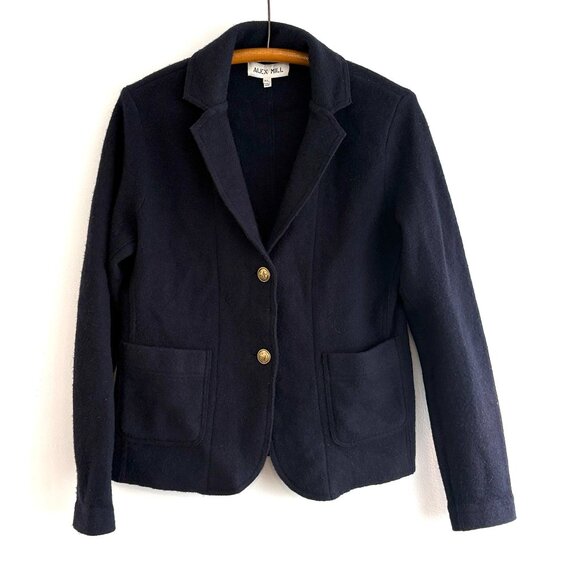 Alex Mill Sweater Blazer in Boiled Merino Wool size XL - Picture 2 of 3